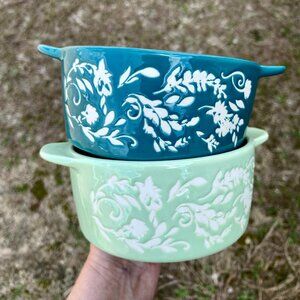 Pioneer Woman Small Microwave safe, Oven safe and Dishwasher safe Dish Set of 2